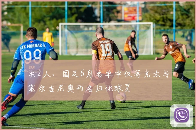 共2人，国足6月名单中仅蒋光太与塞尔吉尼奥两名归化球员